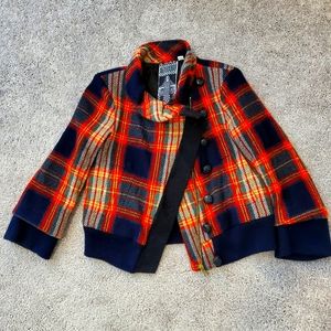 L.A.M.B Plaid Wool Jacket